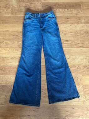 Women's Wrangler Wanderer High Rise Flair Jeans Sz 25x32